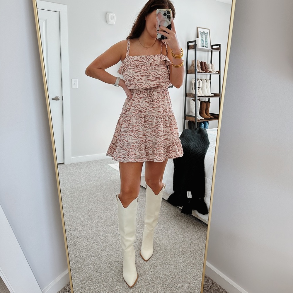 HYFVE Tiger Print Mini Dress